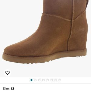 UGG chestnut classic mini boot for women